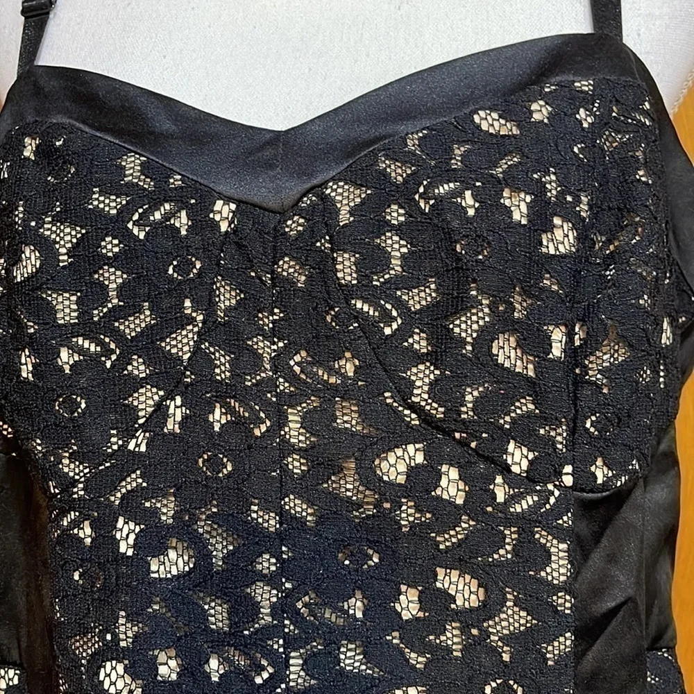Torrid Black Lace Dress with Nude Lining - NWT - Picture 2 of 8
